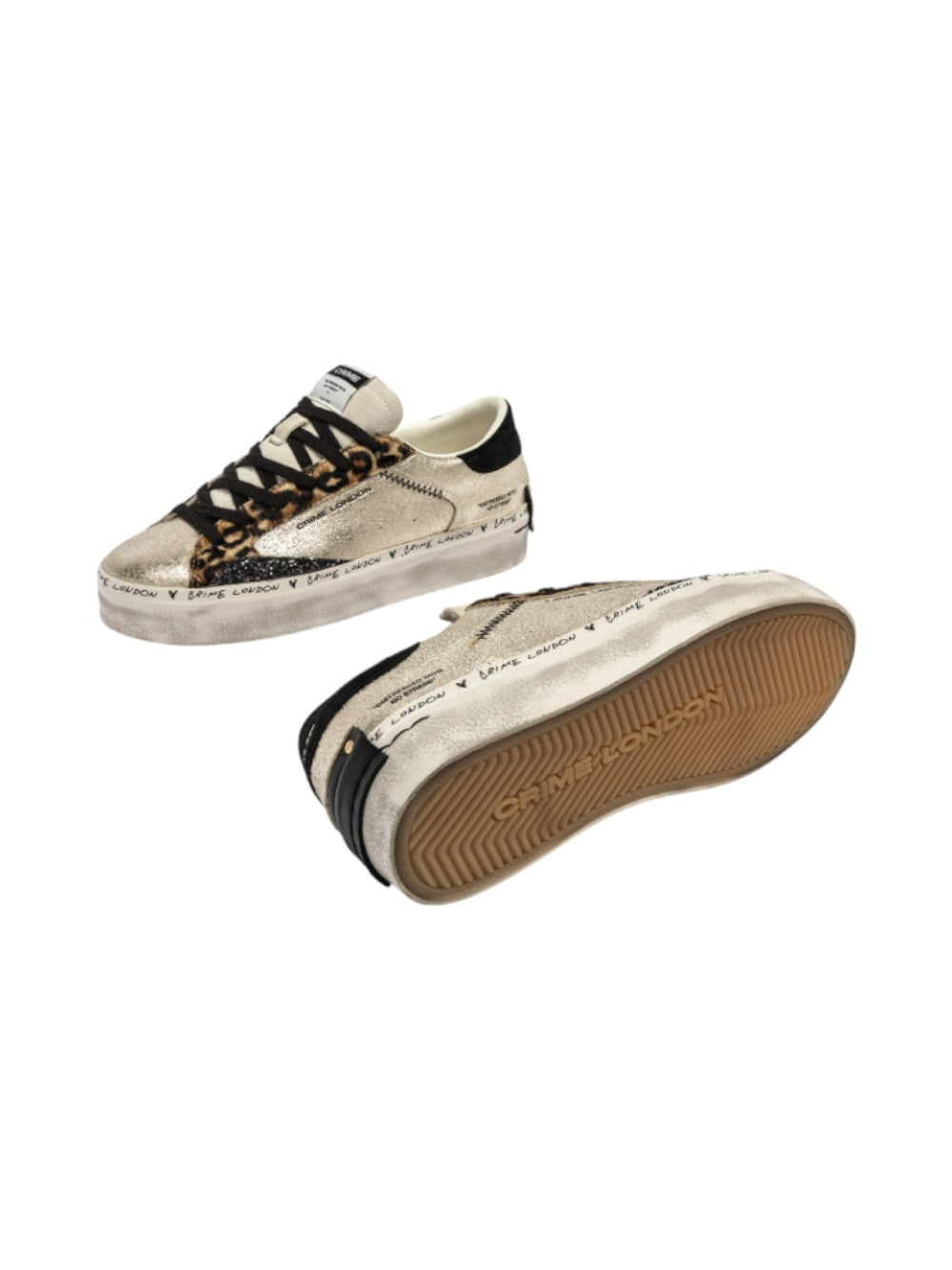 Crime London Sneakers Donna DISTRESSED PLATFORM 25071AA8.26