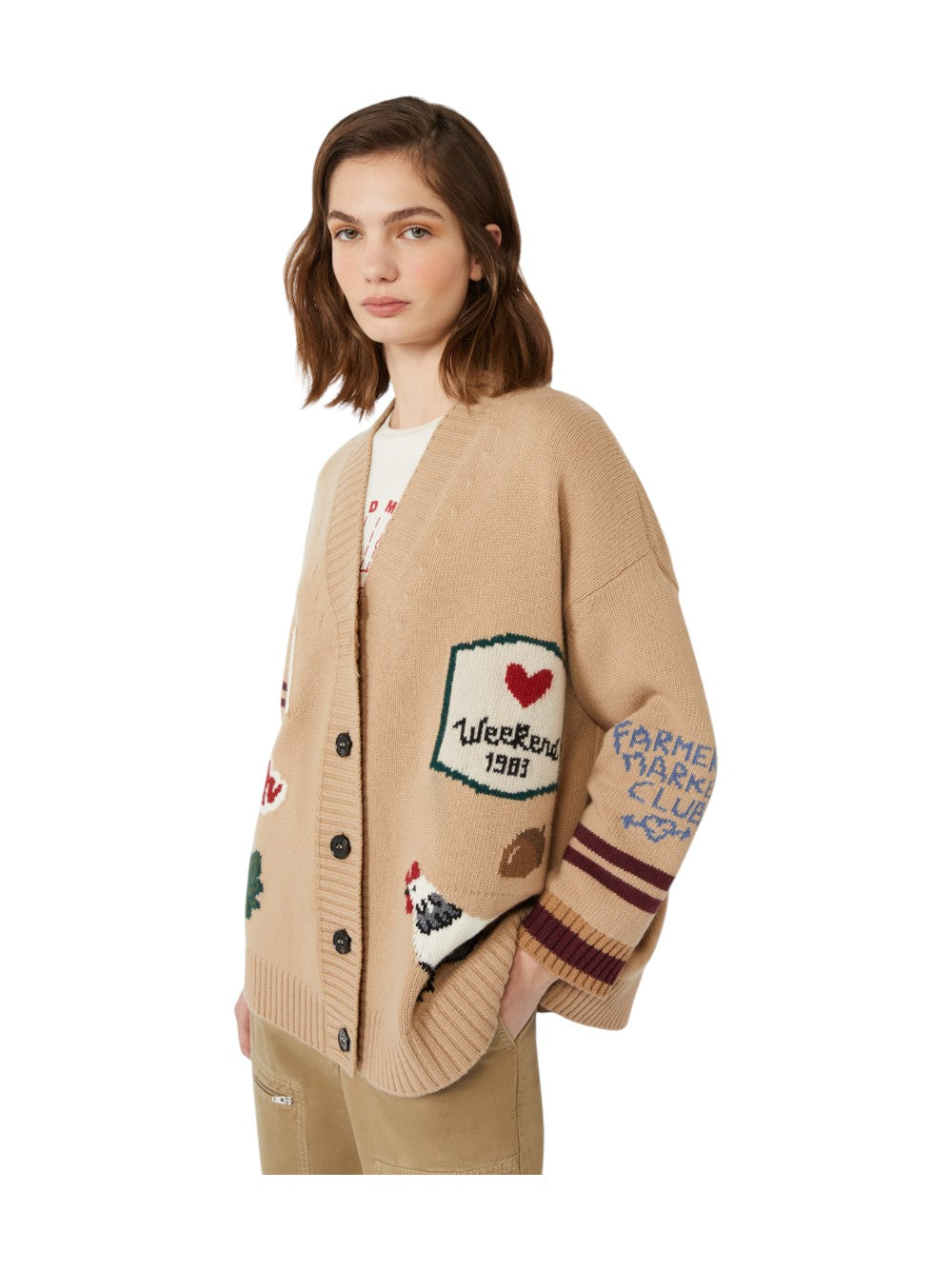 Max Mara Weekend Cardigan Donna BELGIO BELGIO