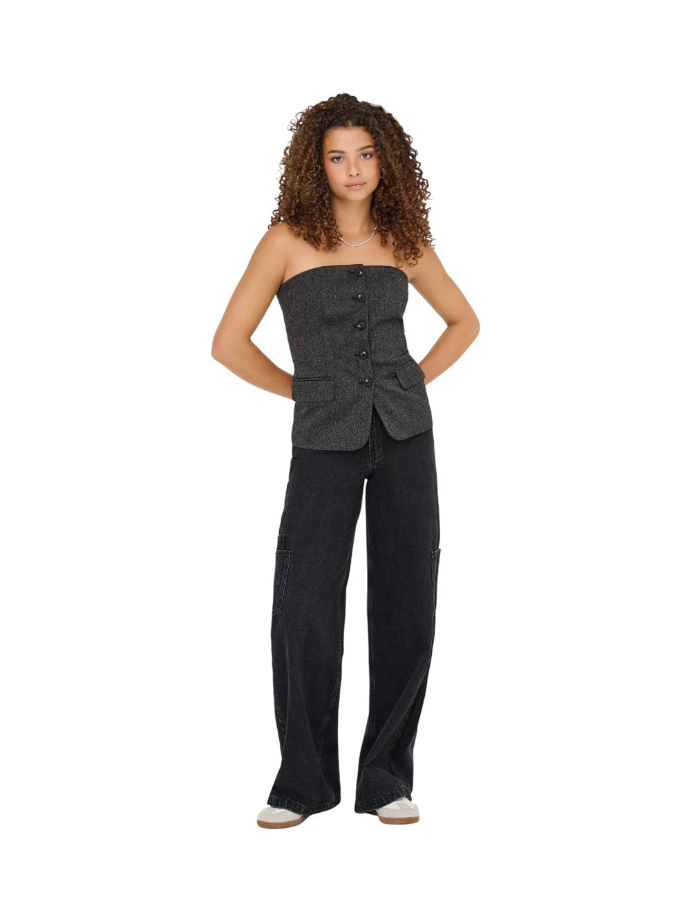 ONLY Gilet Donna ONLMARNIE S/L BUT TUBE WAISTCOAT TLR 15357612