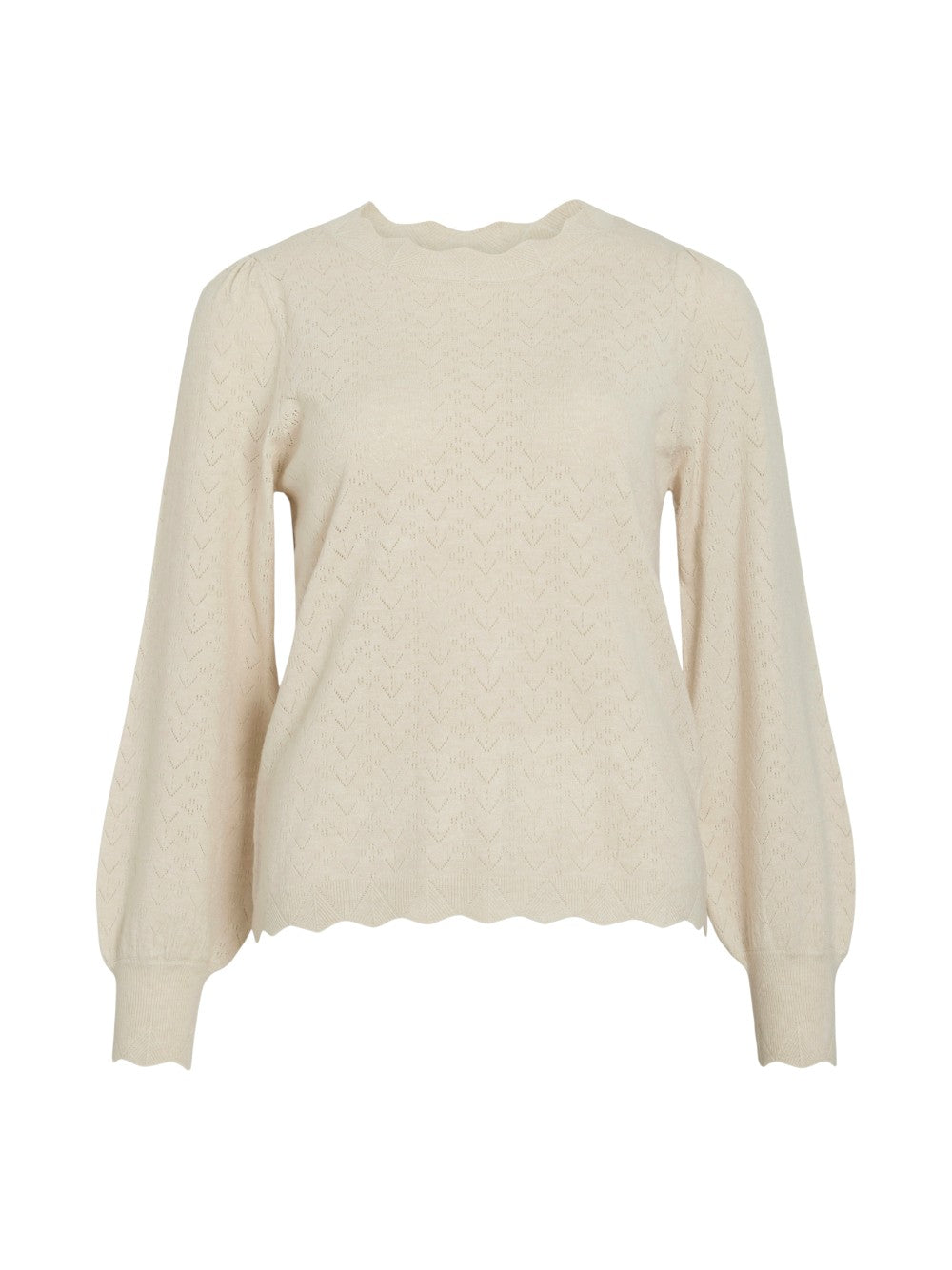 VILA Maglia Donna VIEMI O-NECK L/S KNIT TOP/TES 14109653