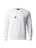 John Richmond Felpa Uomo THANEM CREW NECK UMP26037FE WHITE