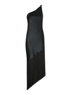 Pinko Abito Donna KIWI ABITO SATIN CON FRANGE 106352A33DZ99