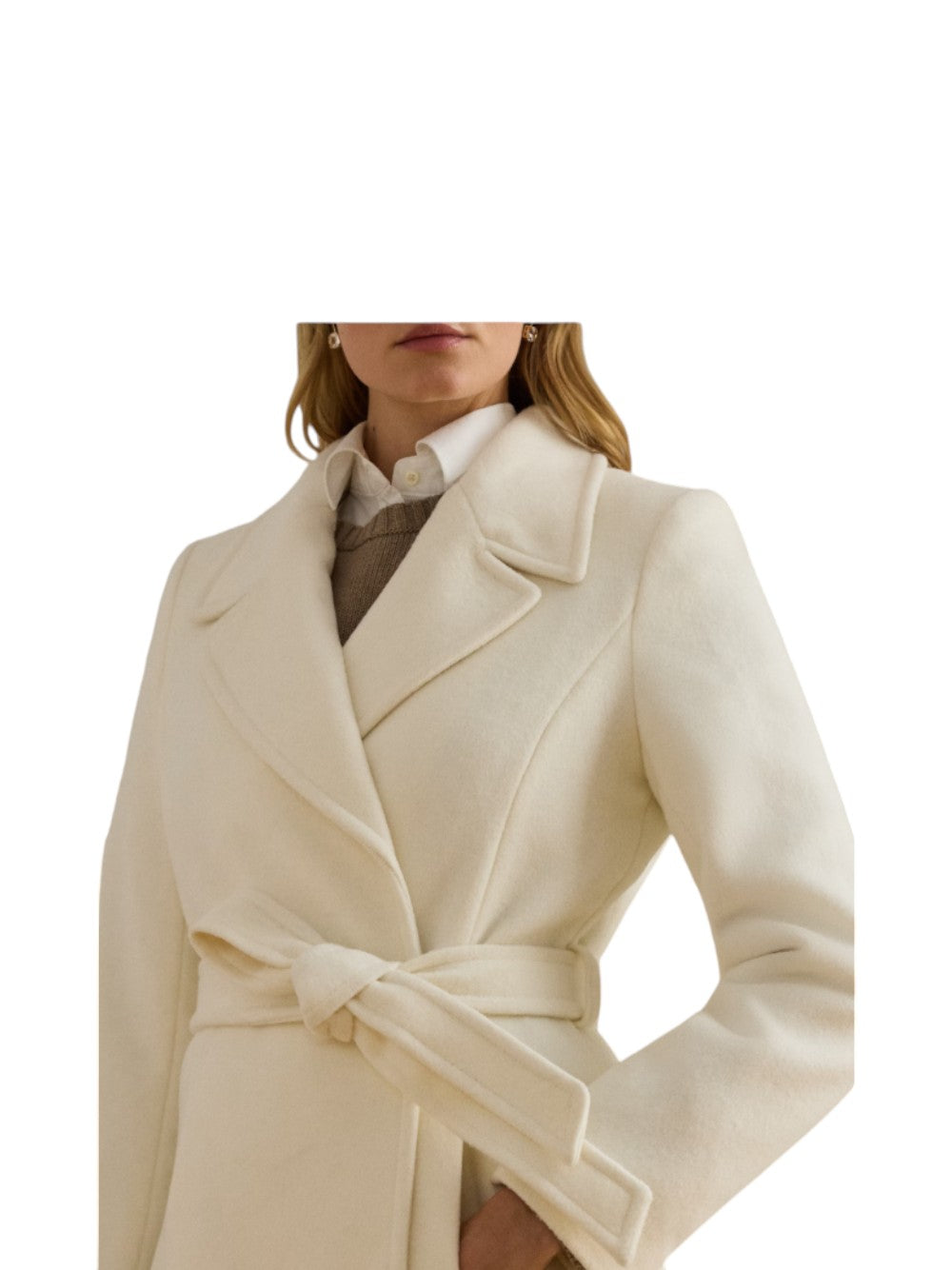 Lauren Ralph Lauren Cappotto Donna "WOOL WRP 42""-LINED-COAT" 297962169006