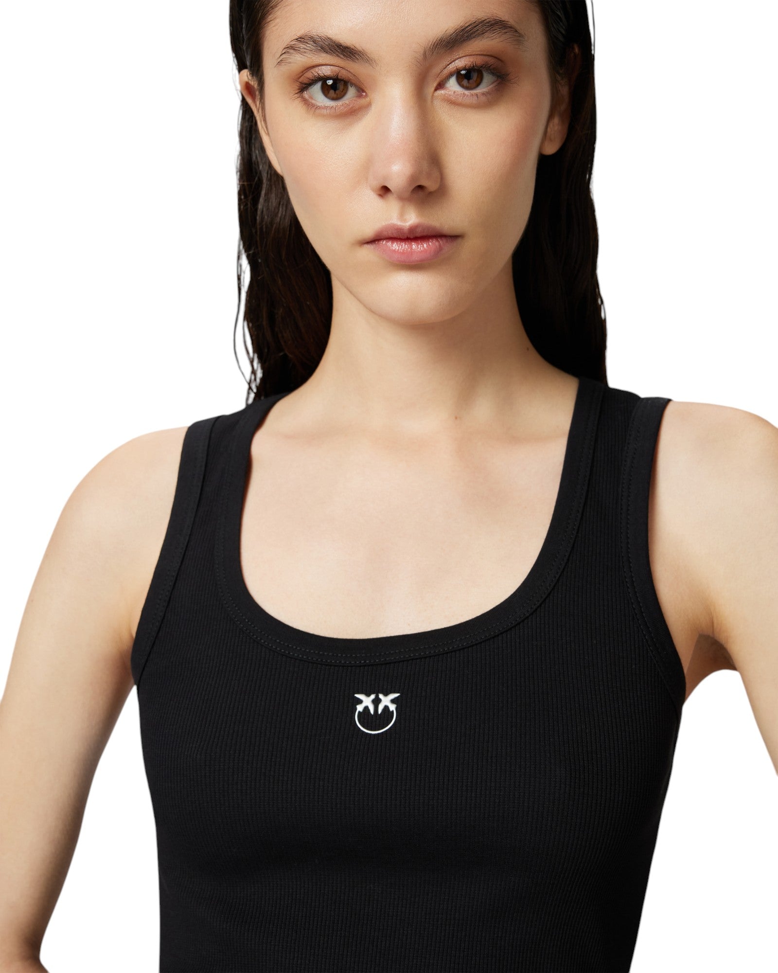 Pinko Top Donna CALCOLATORE CANOTTIERA