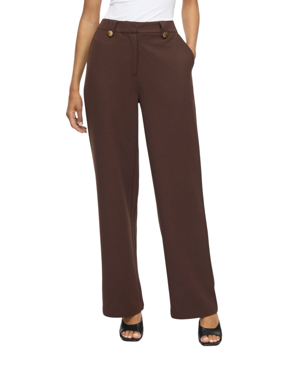 VILA Pantalone Donna VICLUA 14105140 19-0915 TCX