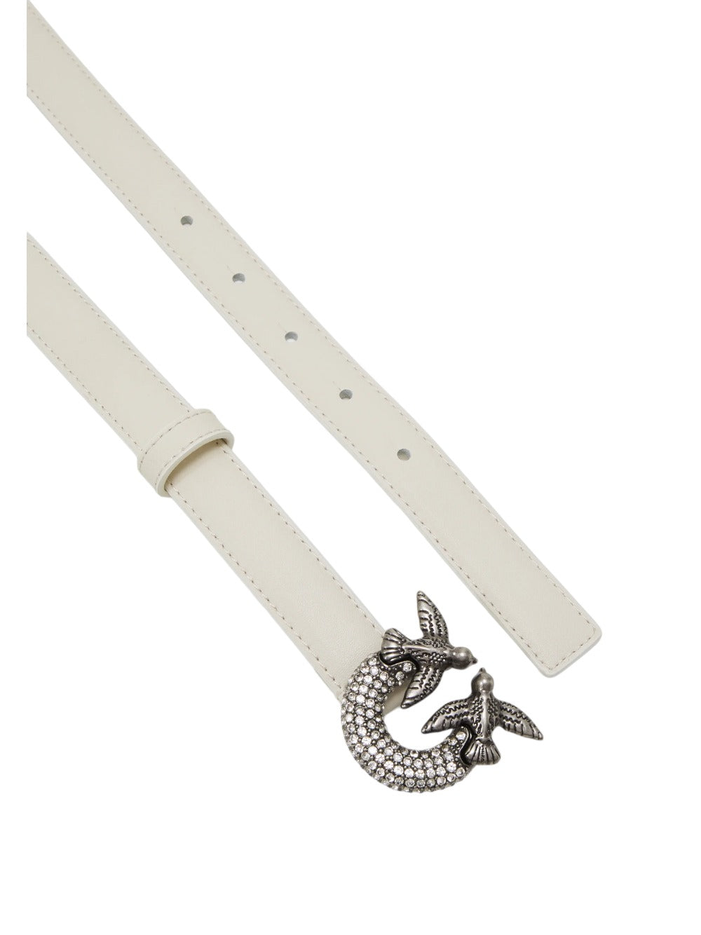 Pinko Cintura Donna  LOVE BERRY H2 BELT VITELLO SETA JEWEL BUCKLE