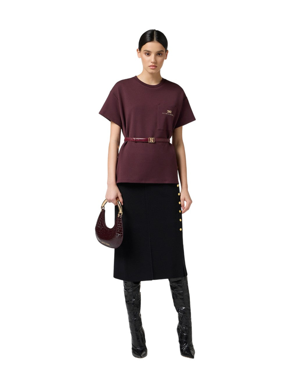 Elisabetta Franchi T-SHIRT Donna  MA02756E2EA4