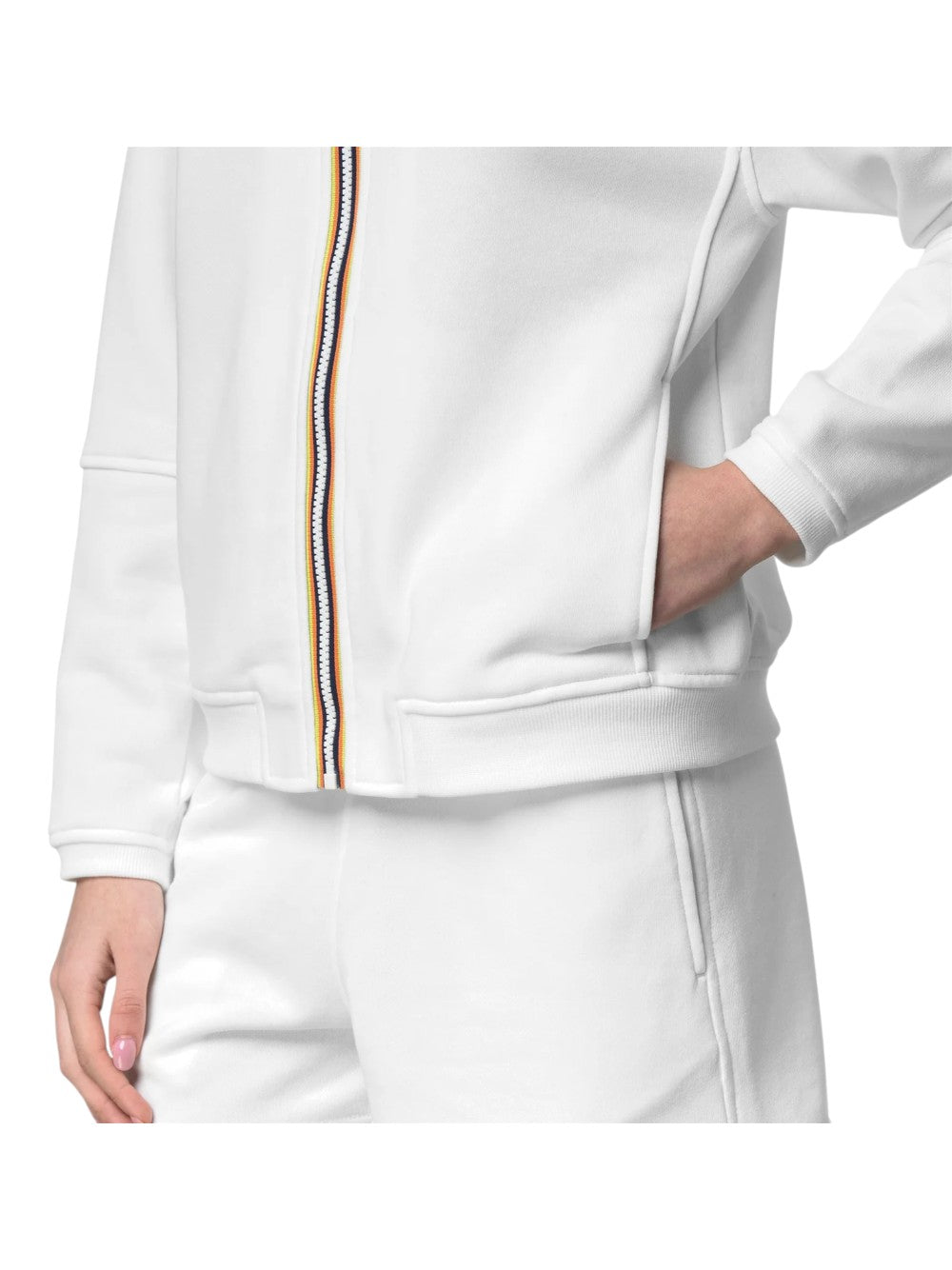 K-Way Felpa Donna LARA POLY COTTON K4146GW 001