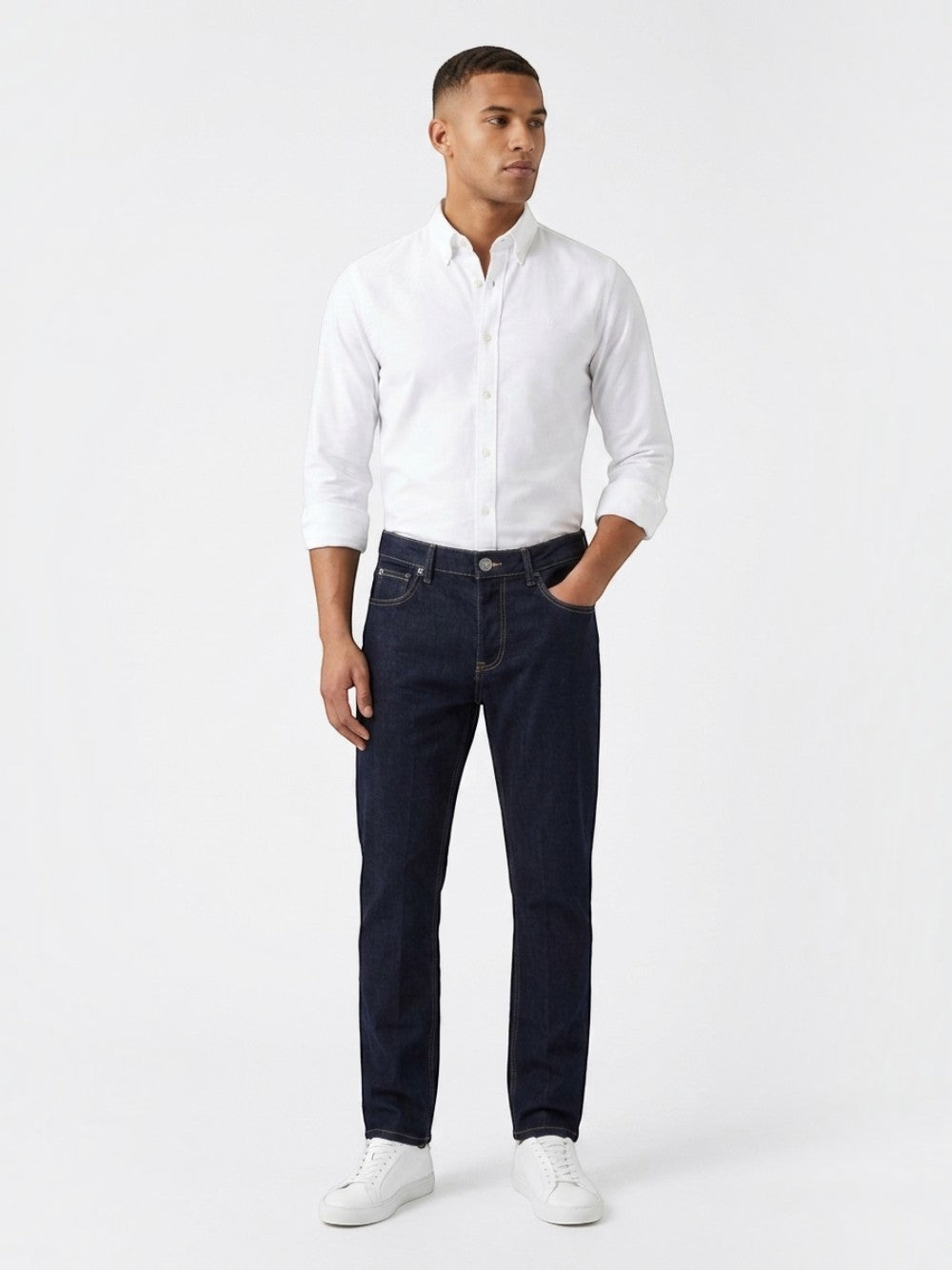 John Richmond Jeans Uomo UDALA SLIM TAPERED COMFORT UMA26137JE DENIM RAW