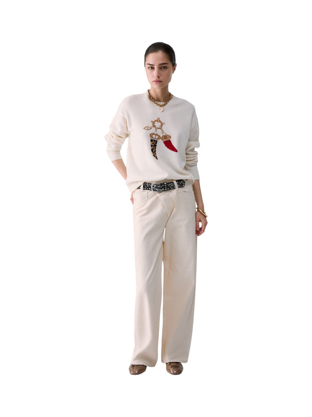 Liu Jo Maglia Donna ECS MAGLIA M/L LUCKY CHARMS WF6457MS009 L9458