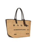 Hogan Borsa Donna ADDRESS SHOPPING MEDIA TESS. RAFIA KBW01TA5300UYI 7E06