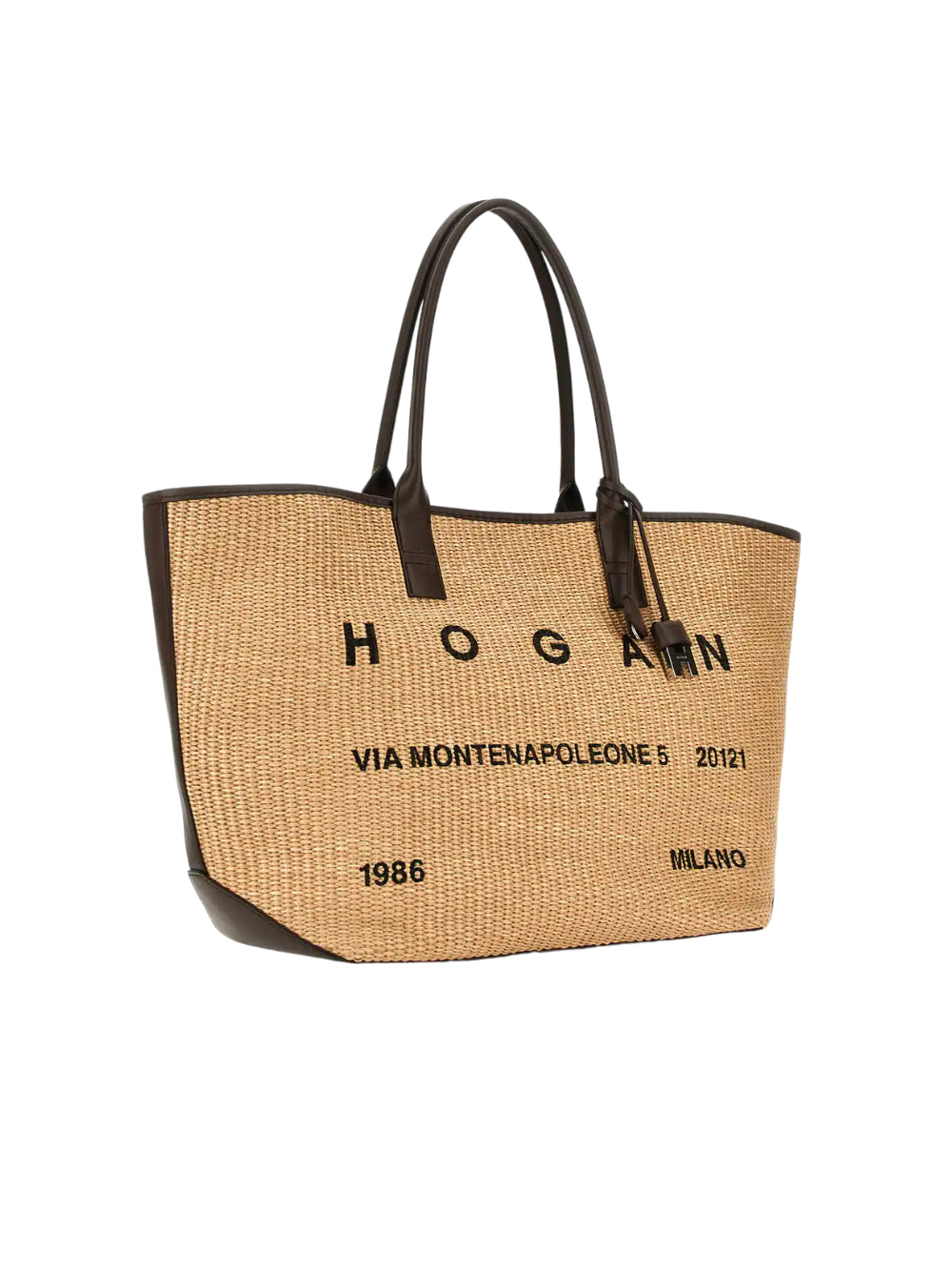 Hogan Borsa Donna ADDRESS SHOPPING MEDIA TESS. RAFIA KBW01TA5300UYI 7E06
