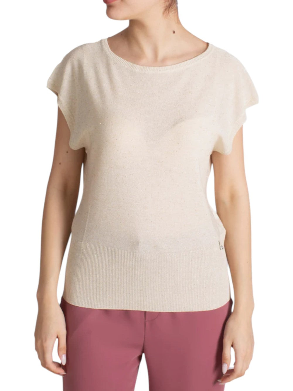 Herno Maglia Donna Maglia Con Micromania Paillettes MG000226D760891985