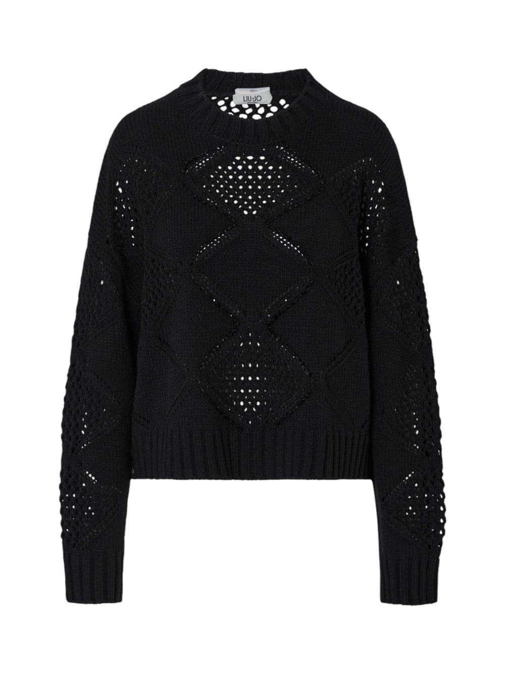 Liu Jo Maglia Donna MAGLIA CORTA CON RICAMO WF6286MA37R 22222