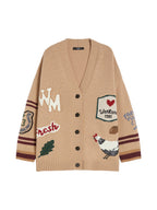 Max Mara Weekend Cardigan Donna BELGIO 2525346082600 004