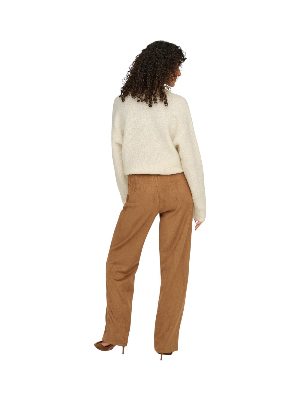 ONLY Pantalone Donna ONLINA LIFE MW STR FAUX SUEDE PANT PNT 15357016