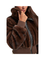 Pinko Simil Pelliccia Donna BAGELS BOMBER 105399A2PI D49
