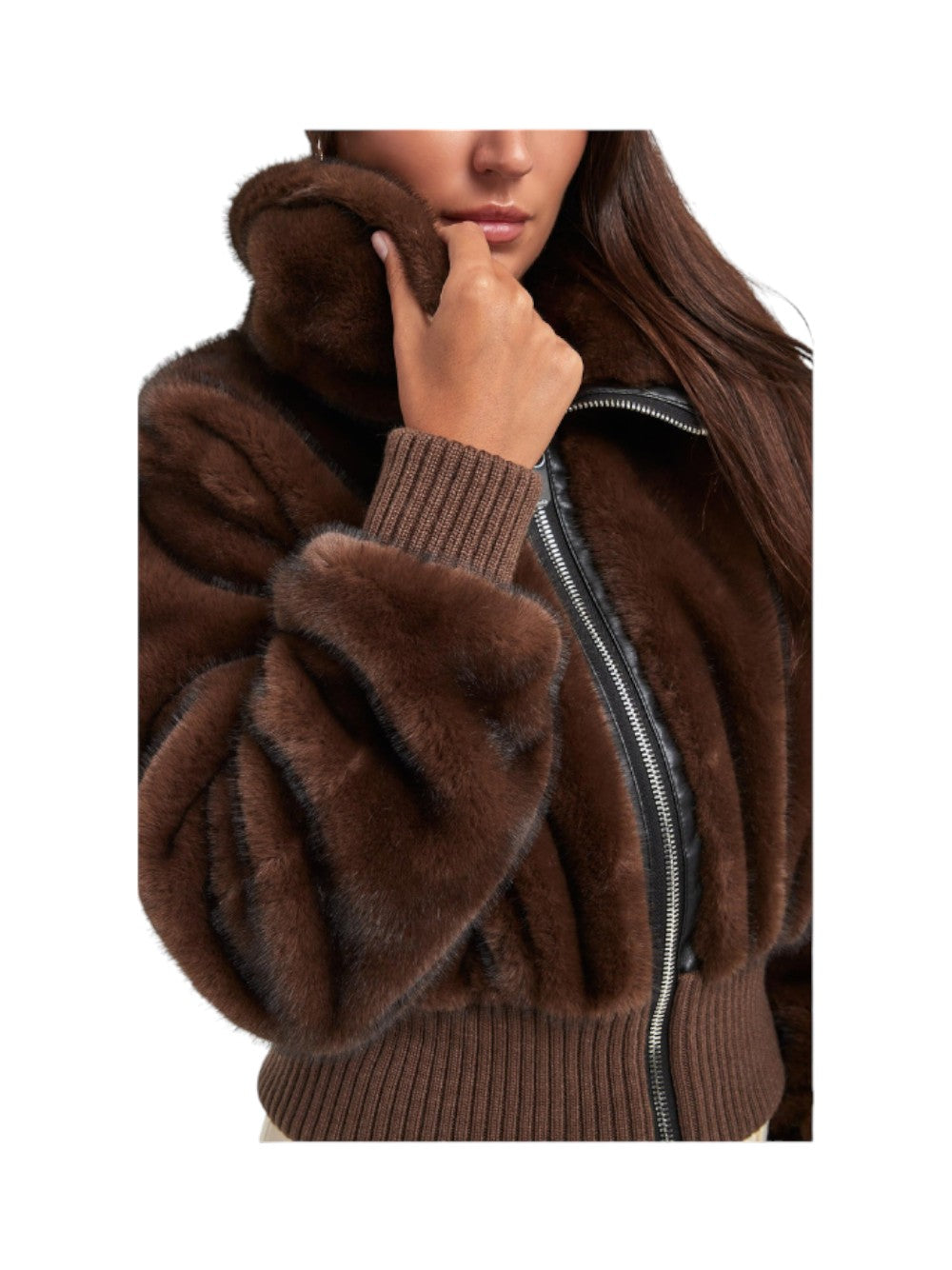Pinko Simil Pelliccia Donna BAGELS BOMBER 105399A2PI D49