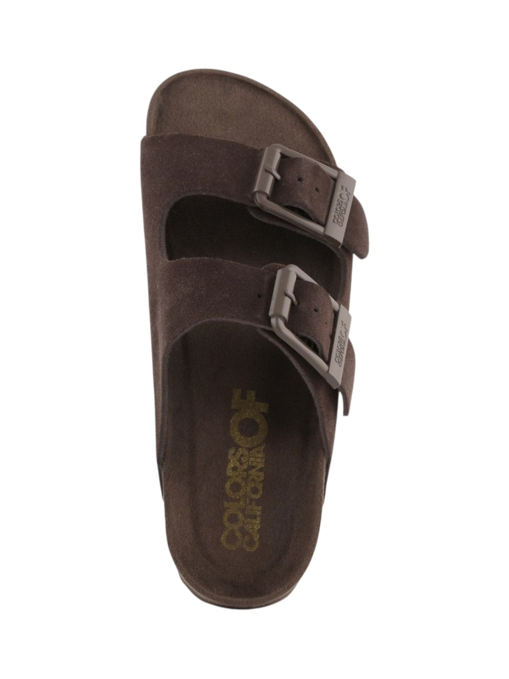 Colors of california Ciabatta Donna Monocolor Suede Sandal HC.BIO56N MOKA