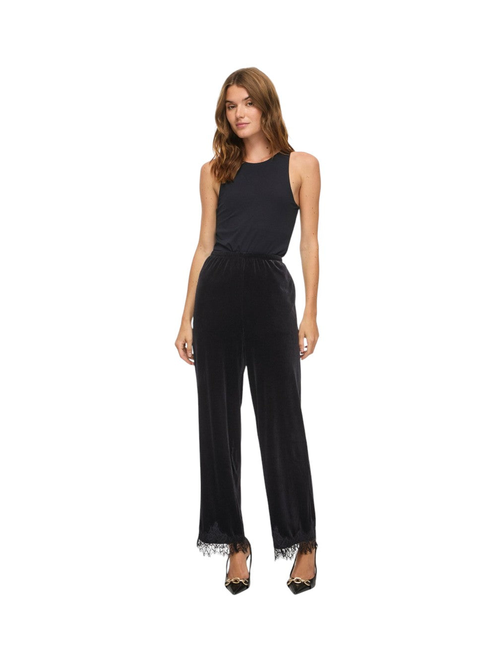 VILA Pantalone Donna VIALINDRA 14119871 19-3911 TCX