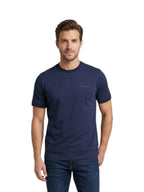 John Richmond T-SHIRT Uomo RESPIR UMP26076TS BLUE NAVY