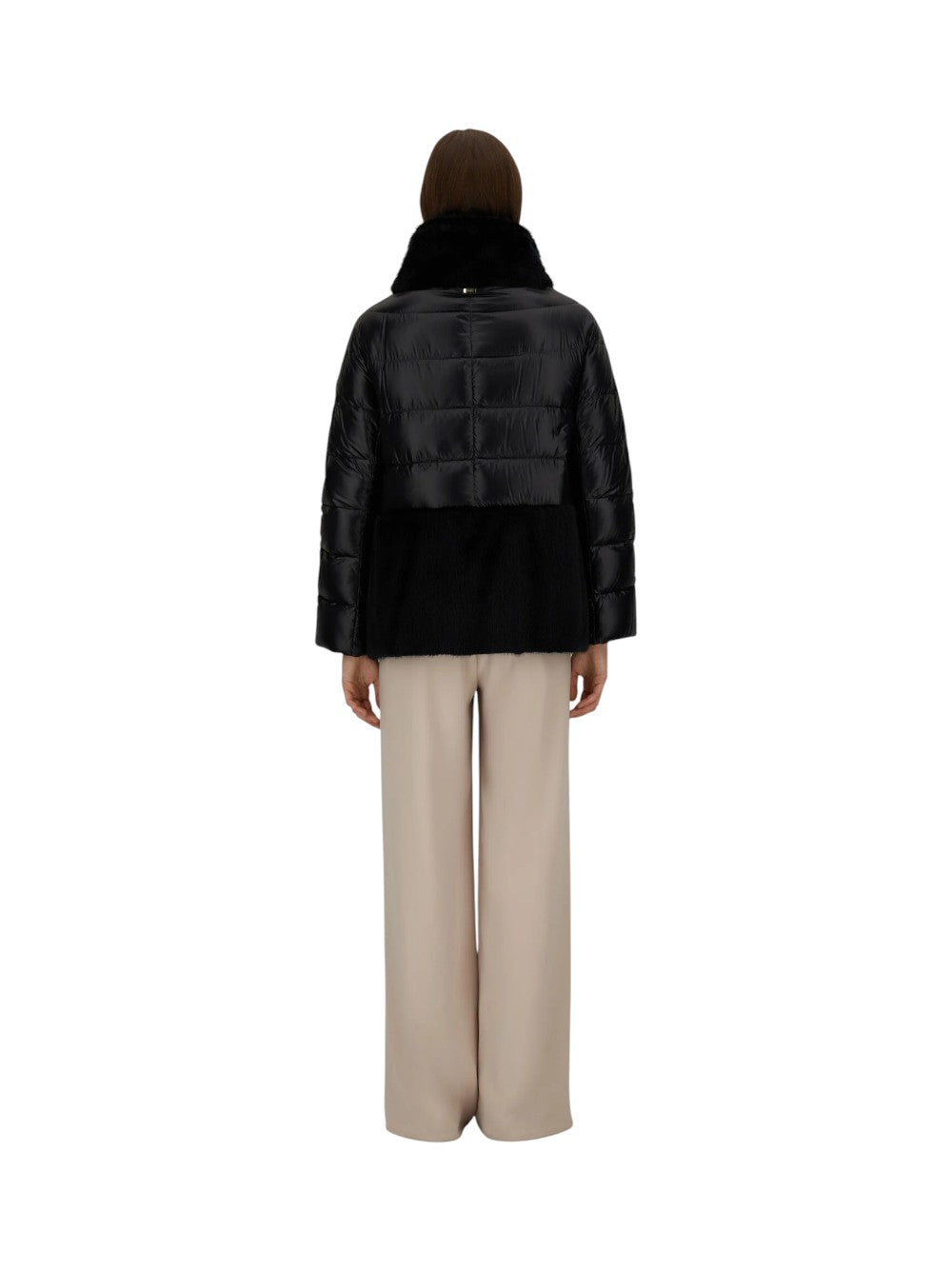 Herno GIUBBINO Donna CAPPA IN NYLON ULTRALIGHT E FAUX FUR PI001933D12017Z