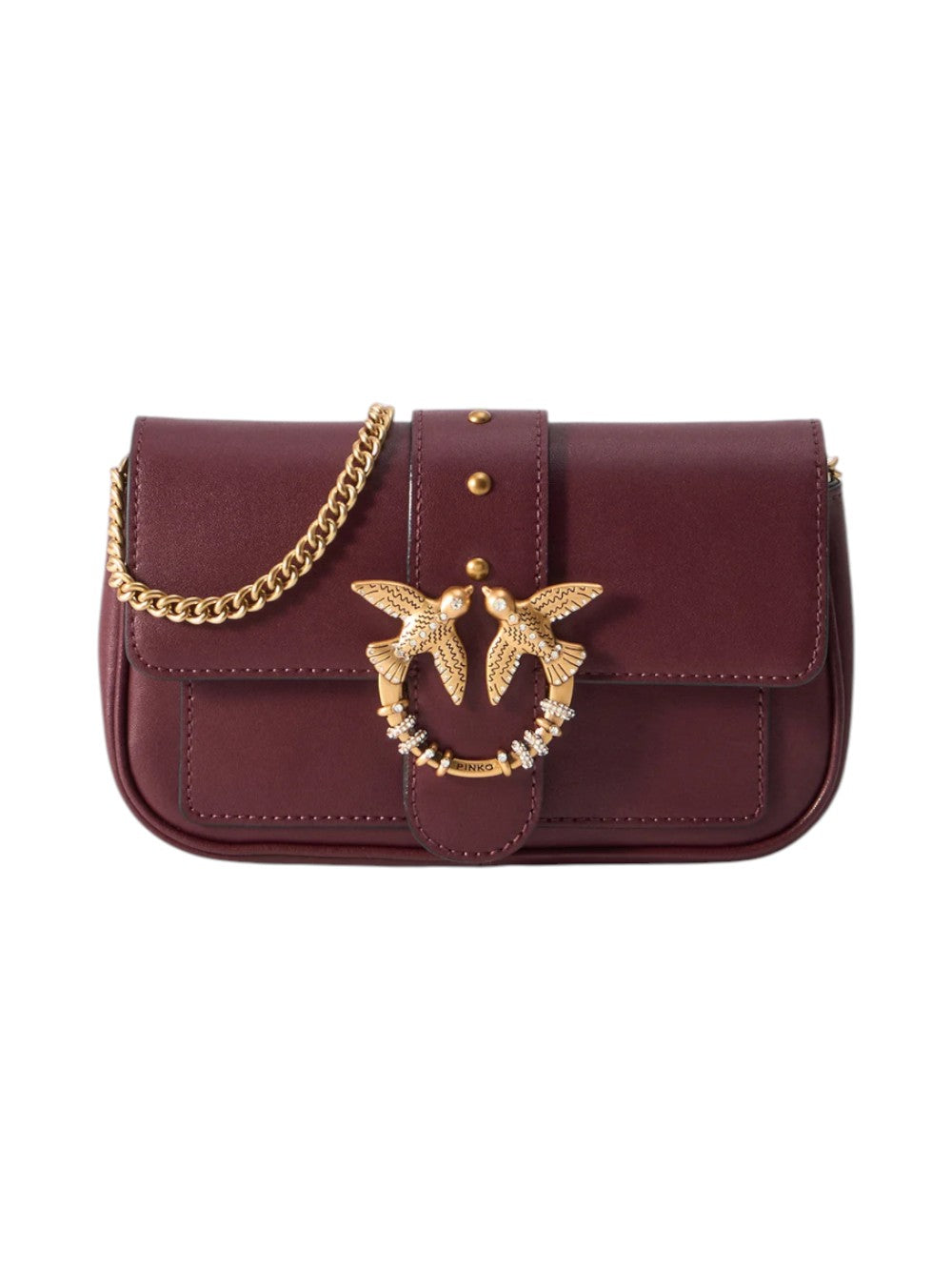 Pinko Borsa Donna LOVE POCKET NEW BUCKLE VITELLO 107072A0F1 WW5Q