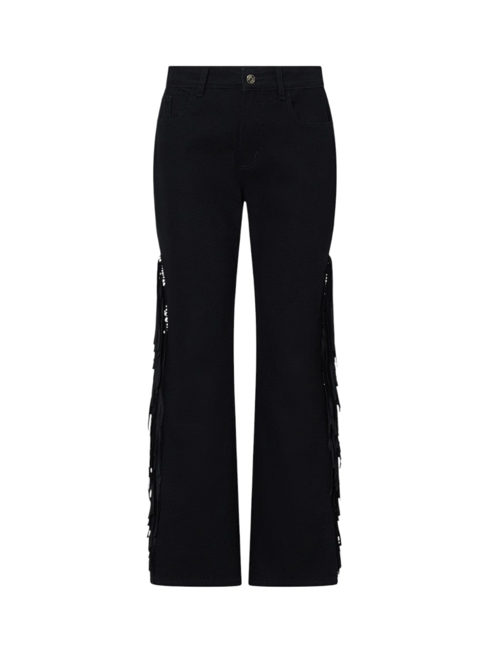 Liu Jo Jeans Donna PANT.STRAIGHT FRANGE R.W. UF6226D0393 88000