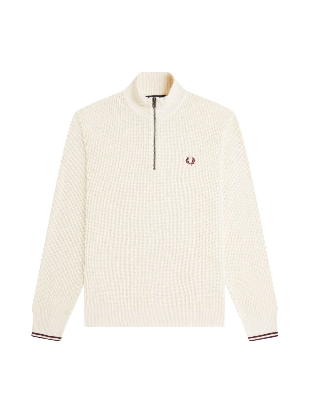 Fred Perry Maglia Uomo FP WAFFLE STITCH HALF ZIP JUMPER K8557 560