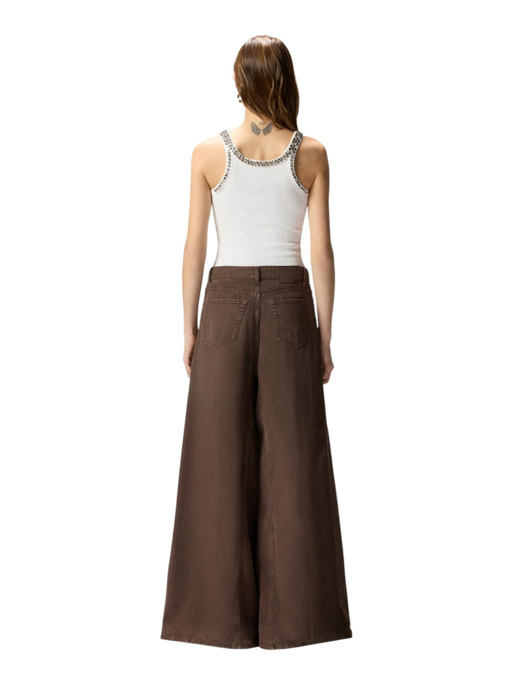 Pinko Pantalone Donna WINONA WIDE LEG BULL SLEGATO 106228A32PM28