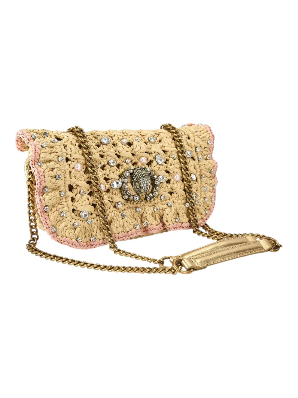Kurt Geiger Borsa Donna Chelsea Sm Ruffle Sh Bag-Beige Oth-Others 5584949999 49