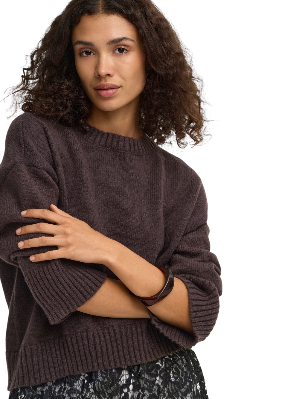 ONLY Maglia Donna ONLEVIE 15382505 19-0915 TCX
