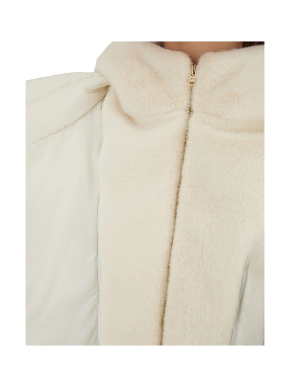Herno GIUBBINO Donna A-SHAPE IN RASO CON PETTORINA IN FAUX FUR PI001934D12170Z