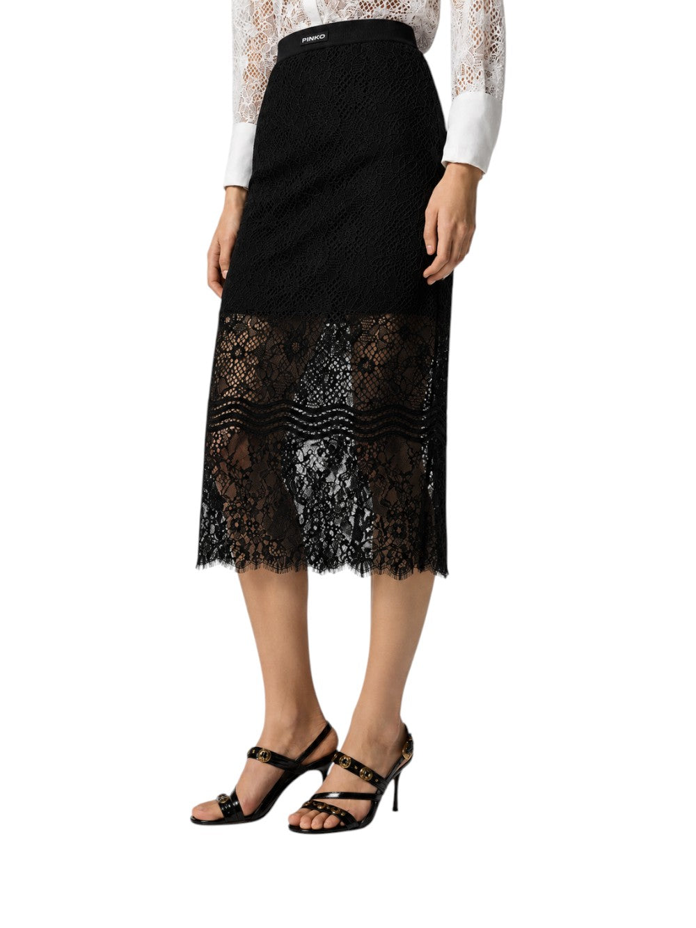 Pinko Gonna Donna HARMONIE GONNA PIZZO REBRODE 106664A381Z99