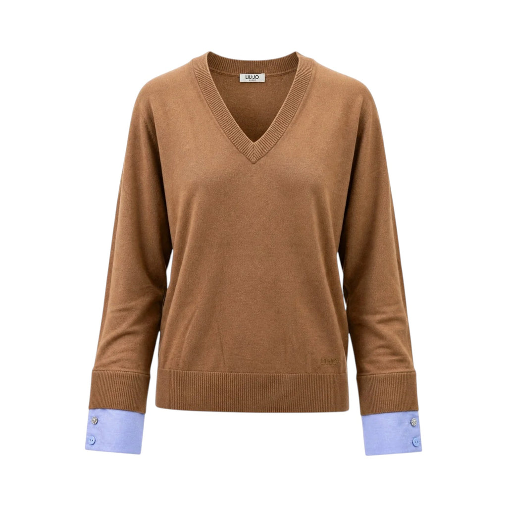 Liu Jo Maglia Donna MAGLIA CHIUSA POLSI POPELIndiaE WF6453MA16R L9440