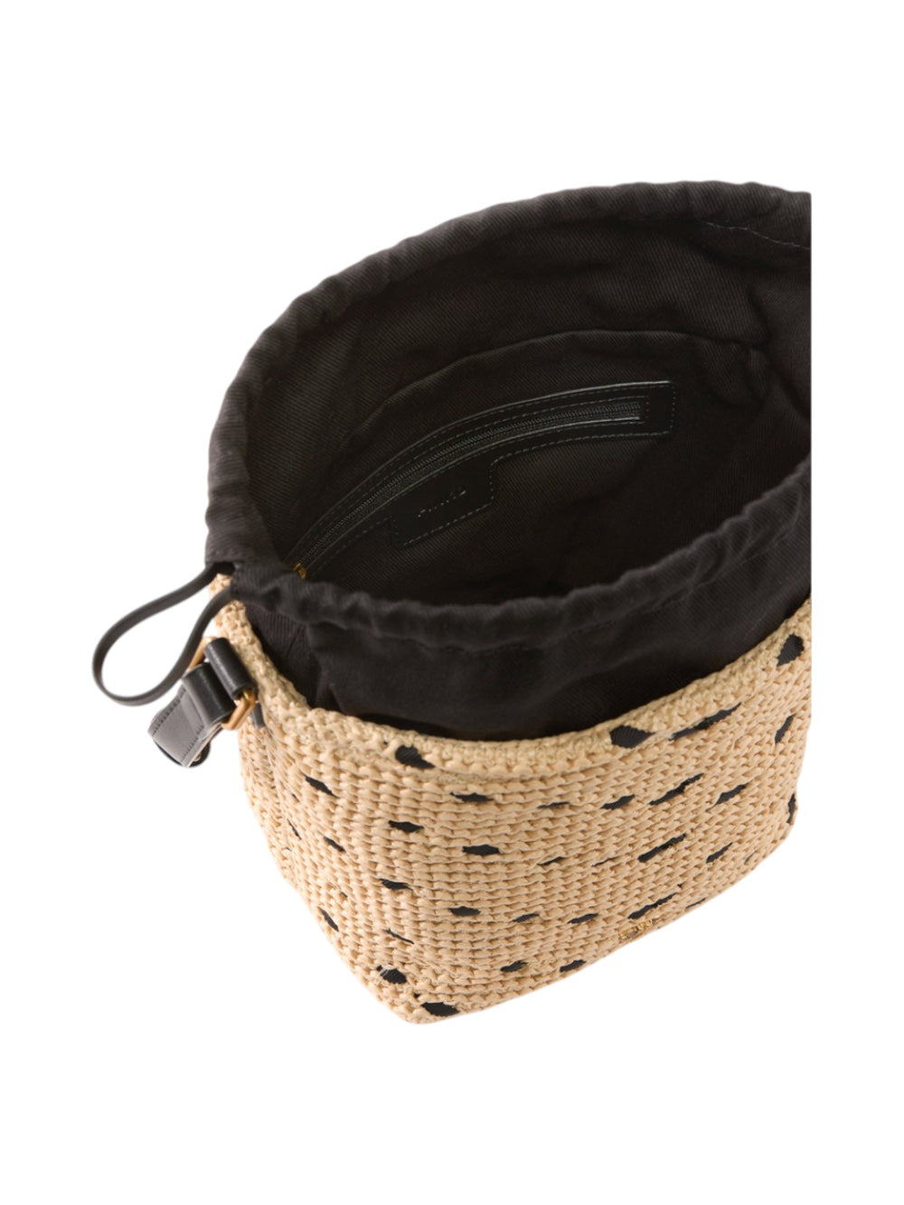 Pinko Borsa Donna Bucket Mini Chevron Rafia + Vi 106835A391HZ3Q