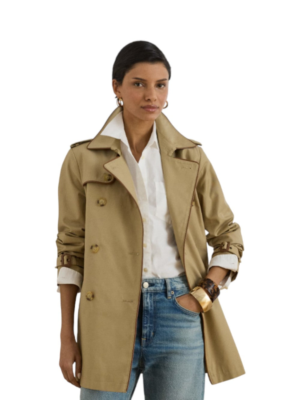 Lauren Ralph Lauren Trench Donna BLT DB PU TR-LINED-TRENCH 297P10892002
