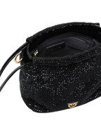 Pinko Borsa Donna POUCH FLOWER FULL STRASS 107678A2WF Z99Y