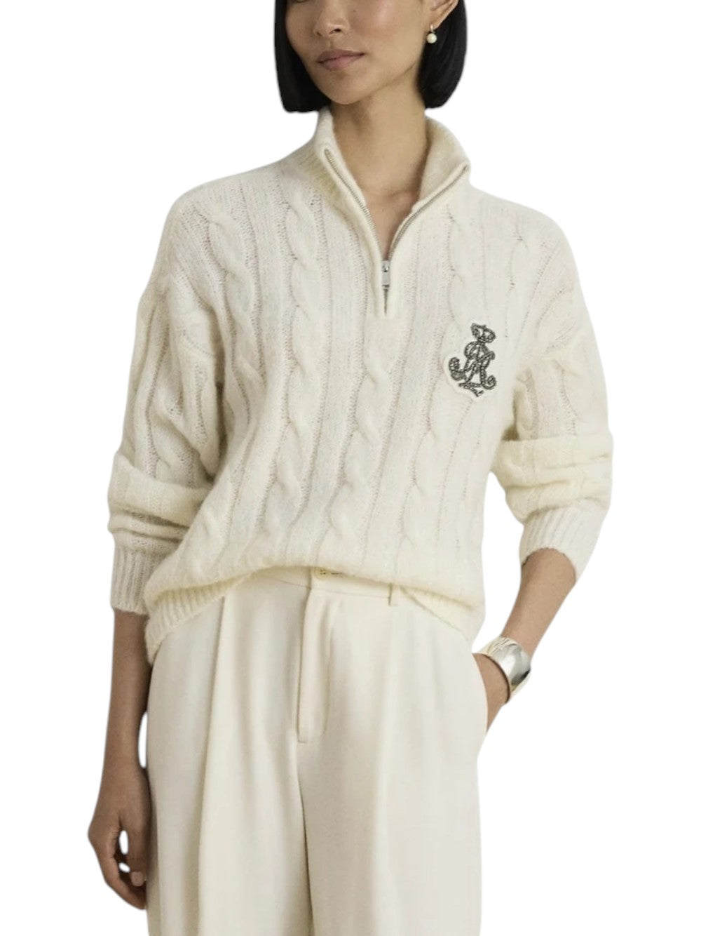 Lauren Ralph Lauren Giacca Donna SWEATER-HALF ZIP 200B33686002