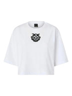 Pinko Top Donna BORGHETTO T-SHIRT JERSEY LOGO 106814A3AMZZ1
