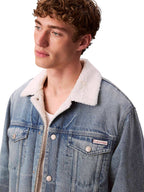 Calvin Klein Giubbino Uomo SHERPA TRUCKER LV04RD737G 01J