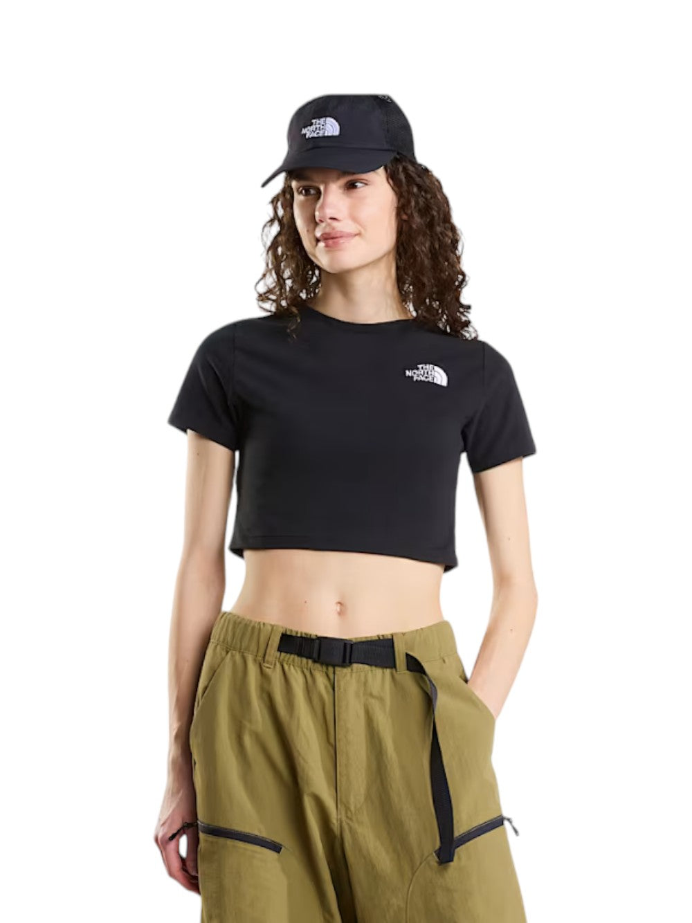 The North Face T-SHIRT Donna W Ess Cp Sl Ss Tee NF0A55AOJK31