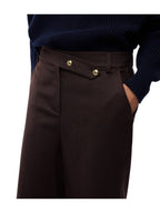 Pinko Pantalone Donna MERLOT BERMUDA DIAGONALE MISTO 107714A3MS M04
