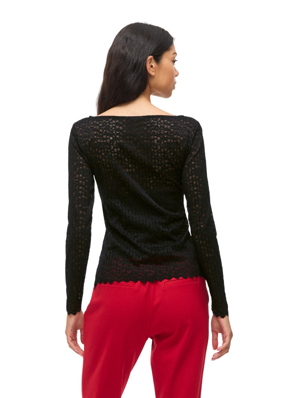 VILA Maglia Donna VIROMINA BOATNECK L/S TOP/TES 14108569