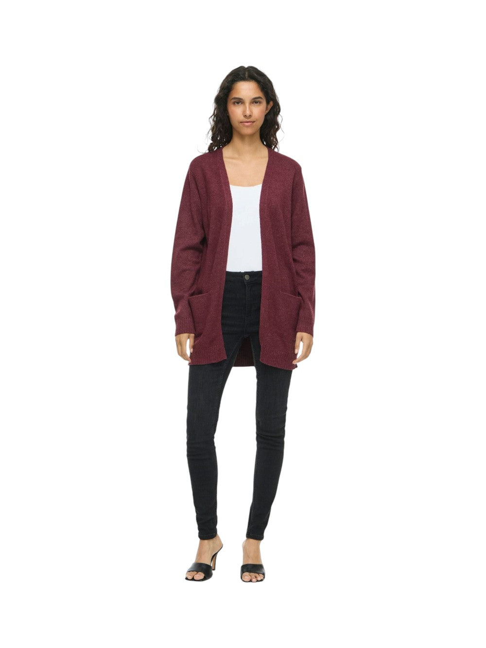 VILA Cardigan Donna VIRIL 14044041 19-1627 TCX
