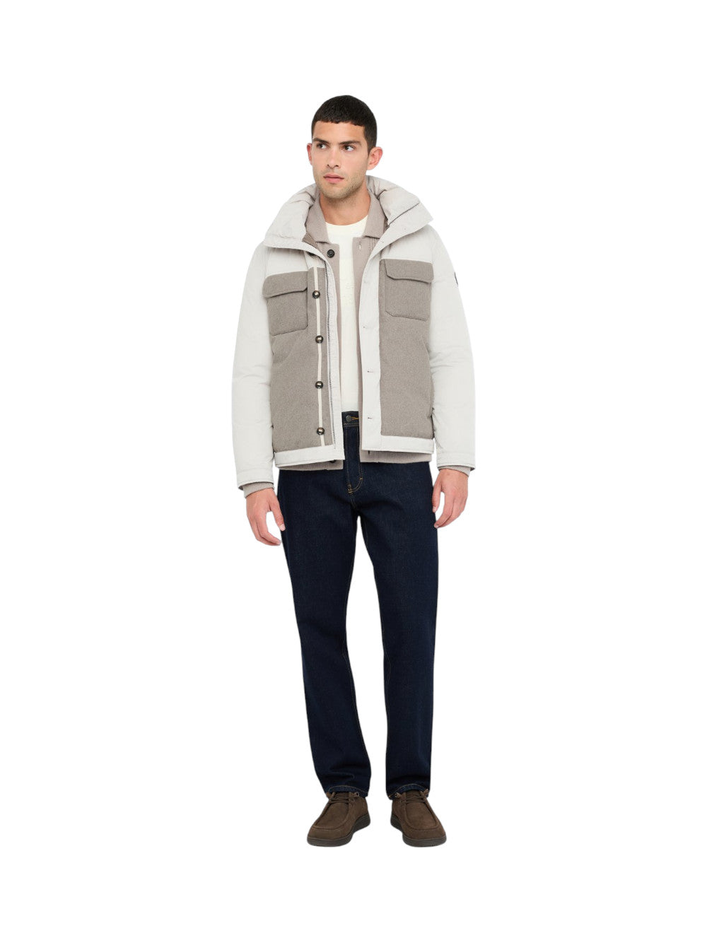 Liu Jo Uomo GIUBBINO Uomo IMBOTTITO OVATT CORT QF5126T211A50000
