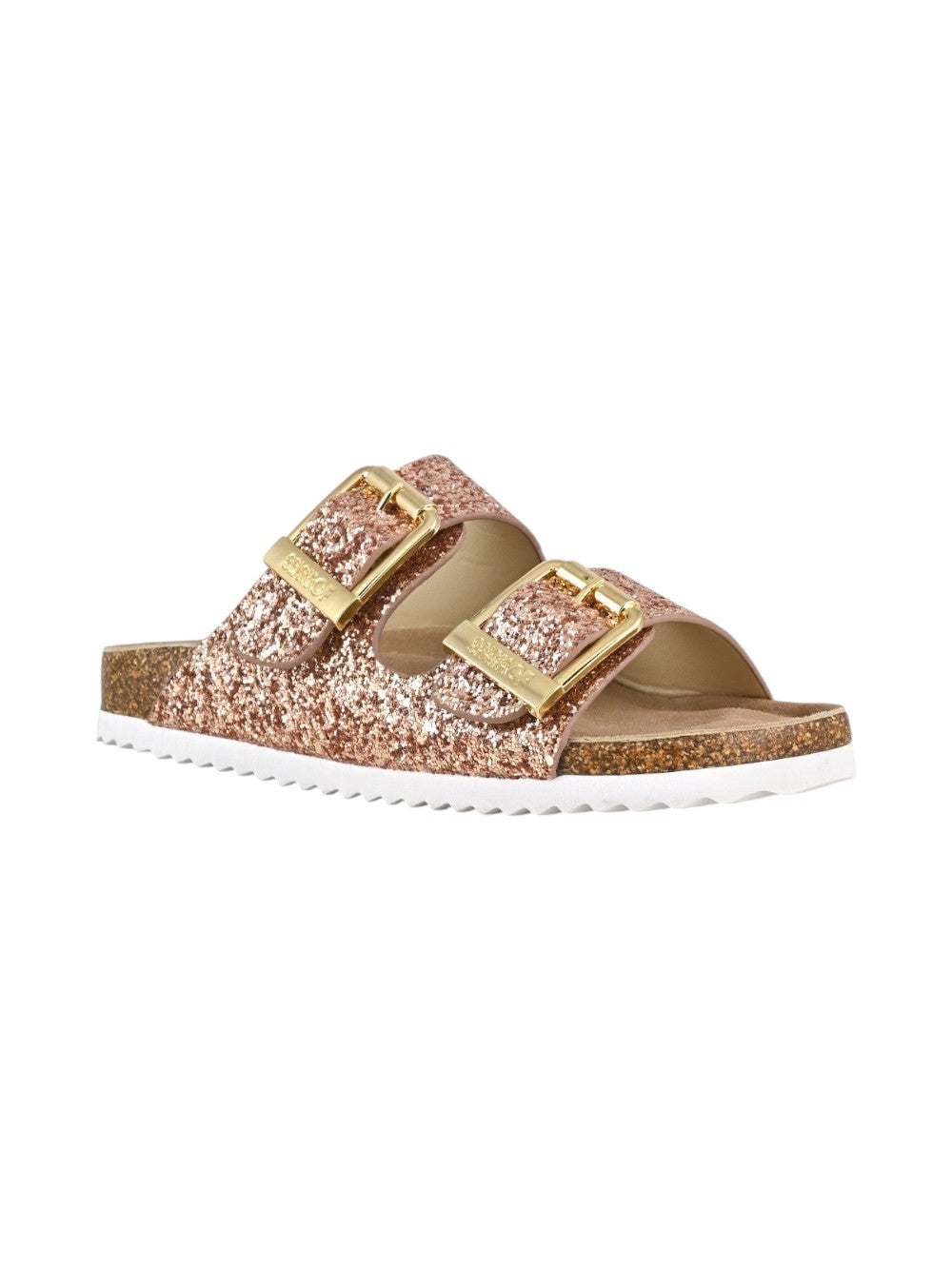 Colors of california Ciabatta Donna Bio Glitter Metal Buckles HC.BIO35N PKGOL