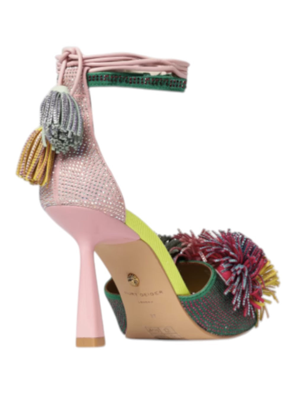 Kurt Geiger Sandali Donna Pom Pom Ankle Tie Sandal 4366199209 99