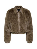 ONLY Ecopelliccia Donna ONLYUMI LIFE FAUX FUR JACKET OTW 15356776